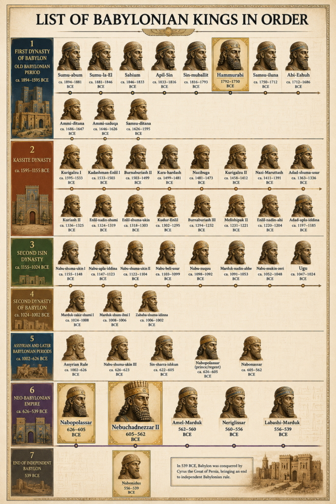 List of Babylonian Kings